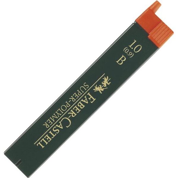 Mine 0,9mm B super polymer 1tuba Faber Castell 9069, 000001430