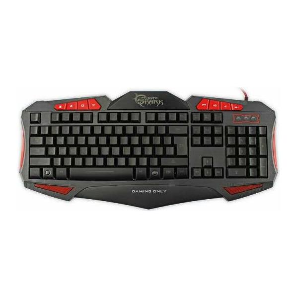 Tipkovnica WHITE SHARK GK-1621 SHOGUN, gaming, crveno osvjetljenje, crvena 8142, SHOGUN BLUE