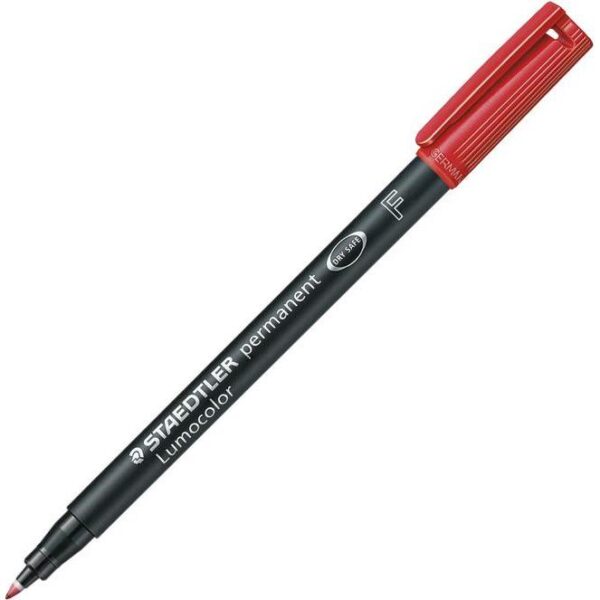 Marker Staedtler trajni Lumocolor 318-2 crveni, 000009850