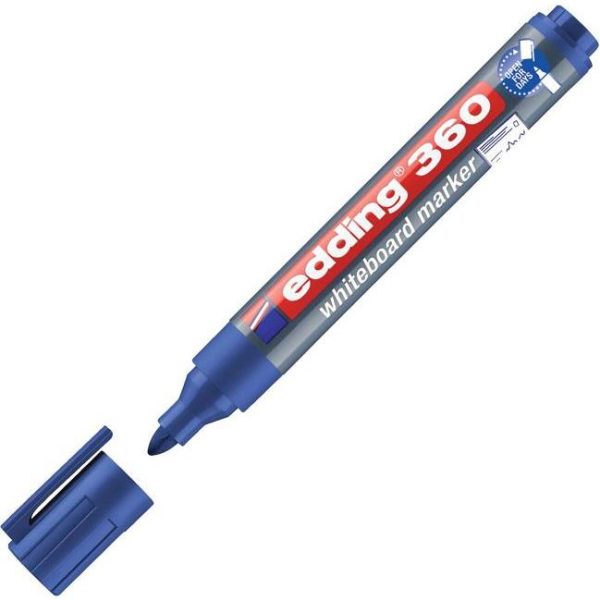 Marker za bijelu ploču 1,5-3mm Edding 360 plavi