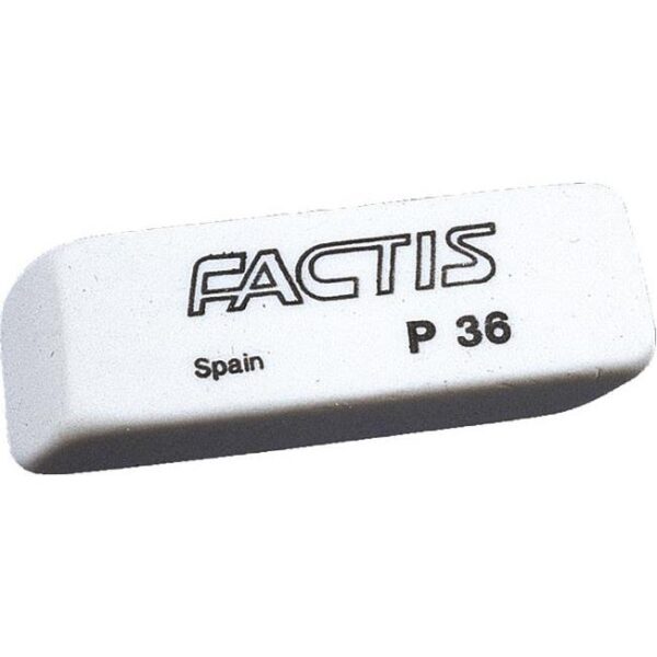 Gumica plastična P36 soft Factis bijela-KOMAD, 000002165