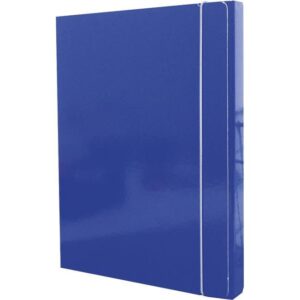 Mapa s gumicom hrbat-30mm A4 karton Fornax plava, 000010698