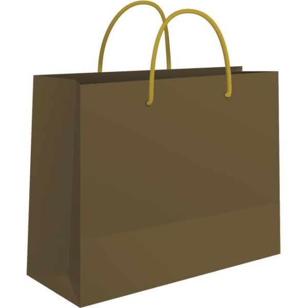 Vrećice ukrasne 24x16x7cm sjajna plastifikacija Fornax zlatne, 000005760