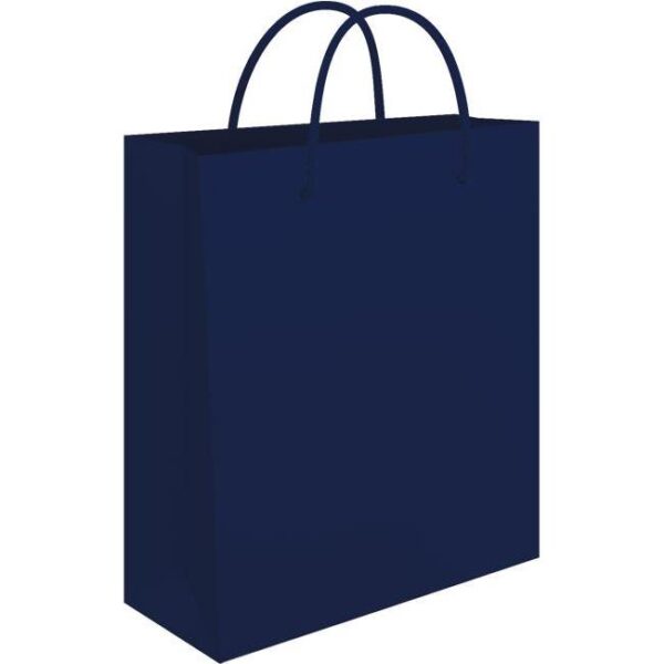 Vrećice ukrasne 24x39x9cm sjajna plastifikacija Fornax plave, 000005761