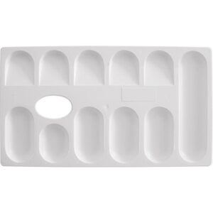 Paleta slikarska pravokutna 13x23cm Educa bijela, 000008342