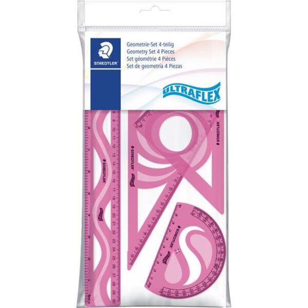 Geometrijski set 1/4 ultraflex Staedtler 569PB4UF-S sortirano blister, 000040648