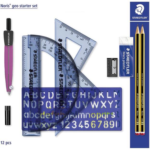 Geometrijski set start paket Staedtler 569120P2MS blister, 000040641