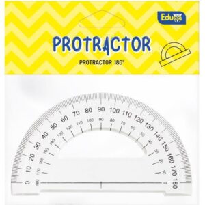 Kutomjer 180° pvc 9,2cm Educa blister, 000009823