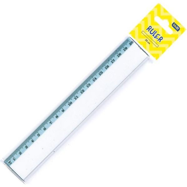 Ravnalo pvc 20cm-S Educa blister, 000009820