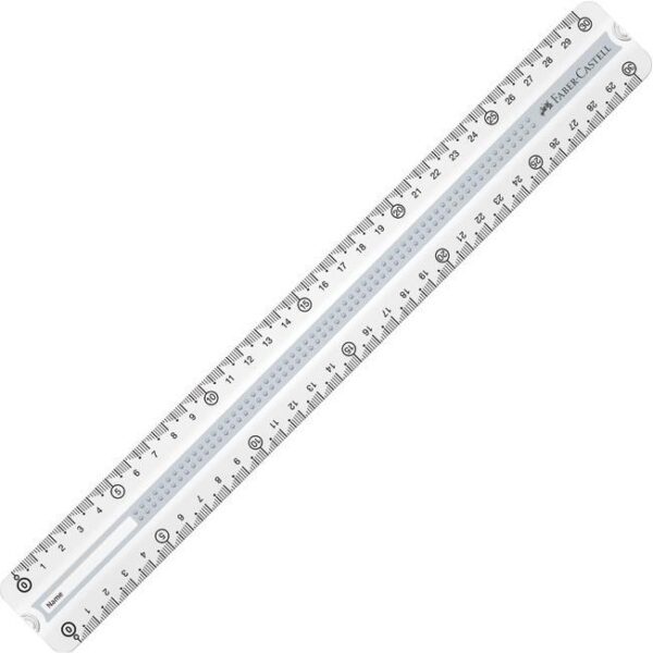 Ravnalo pvc 30cm Grip 2001 Faber Castell 171030 blister, 000003265