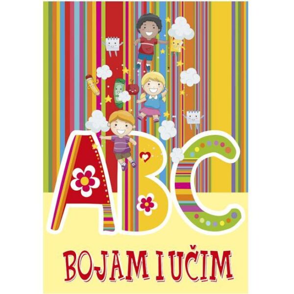 Bojanka A4 16 listova "Bojam i učim slova" Grafotisak