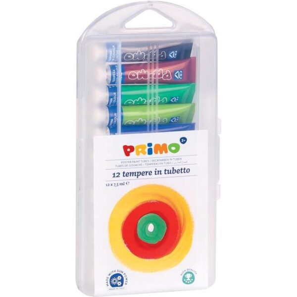 Boja tempera 7,5ml aluminijska tuba 12boja/poly CMP.245T12PP blister, 000007413