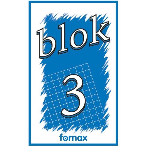 Blok za bilješke 80x130mm 50L br.3 Fornax, 000001938