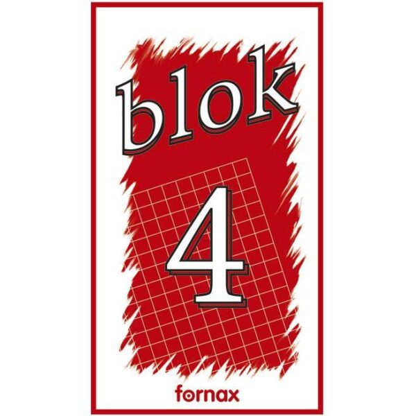 Blok za bilješke 90x160mm 50L br.4 Fornax, 000001995