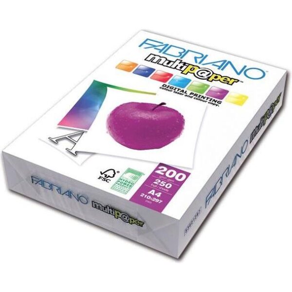 PAPIR FABRIANO MULTIPAPIR A4/200G 250L, 53621297