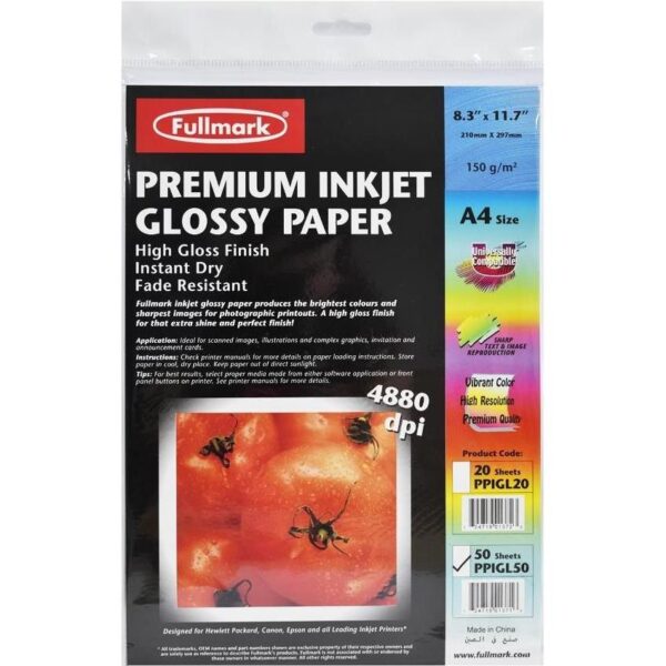 PAPIR FULLMARK GLOSS INKJET A4 150G 50L, PPIGL50