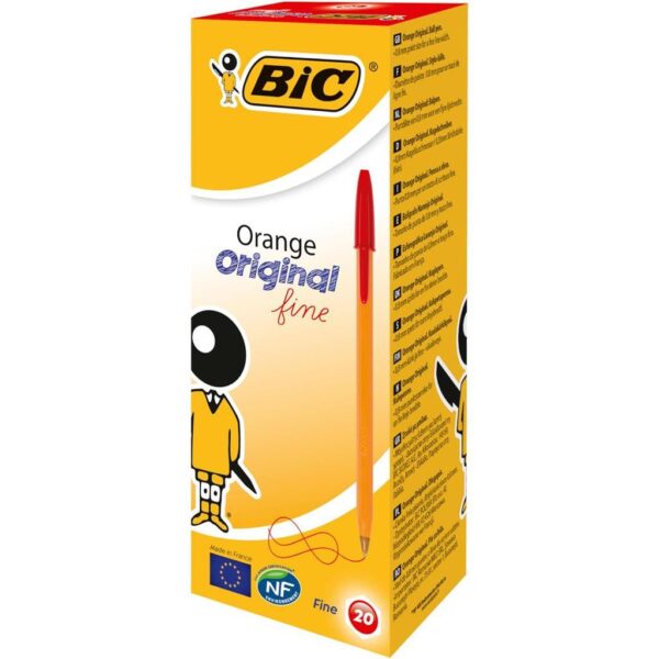 KEMIJSKA OLOVKA BIC ORANGE ORIGINAL CRVENA, 1199110112