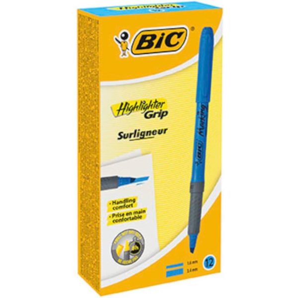 MARKER BIC GRIP ZA TEKST PLAVI, 811931