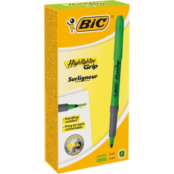 MARKER BIC GRIP ZA TEKST ZELENI, 811932
