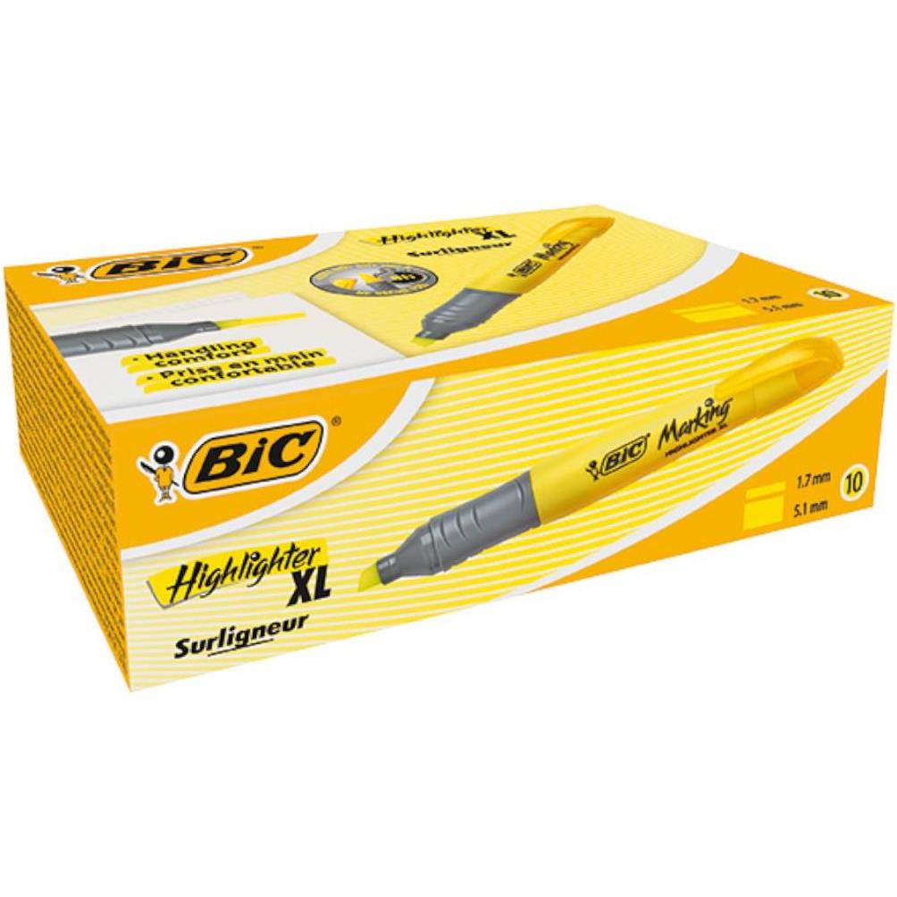 MARKER BIC XL ZA TEKST ŽUTI 891396