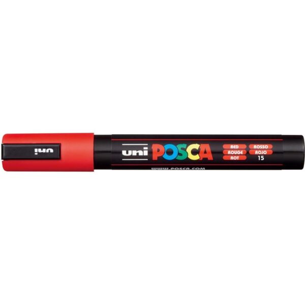 MARKER UNI PC-5M POSCA CRVENI, 264267000