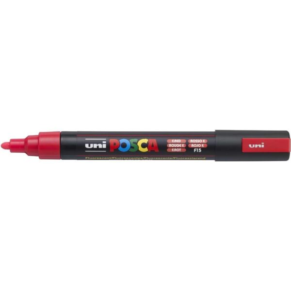 MARKER UNI PC-5M POSCA FLUO CRVENI, 264549000