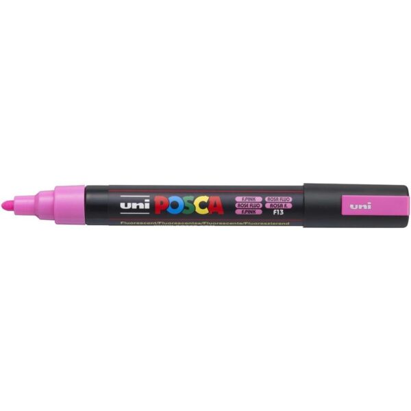 MARKER UNI PC-5M POSCA FLUO ROZA, 264606000
