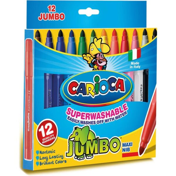 Flomasteri Carioca jumbo 12 boja 40569, 40569