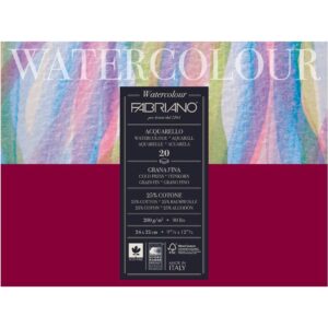 BLOK FABRIANO WATERCOLOR GF 24x32 200G 20L, 72612432