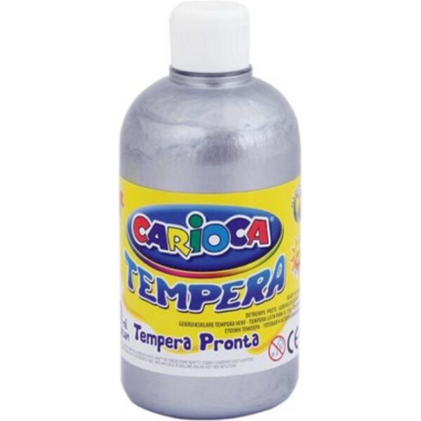 BOJA TEMPERA 0,5L CARIOCA BOCA SREBRNA KO027/20