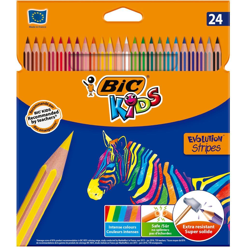 BOJICE BIC KIDS EVOLUTION STRIPES 24 BOJE PK24 950525