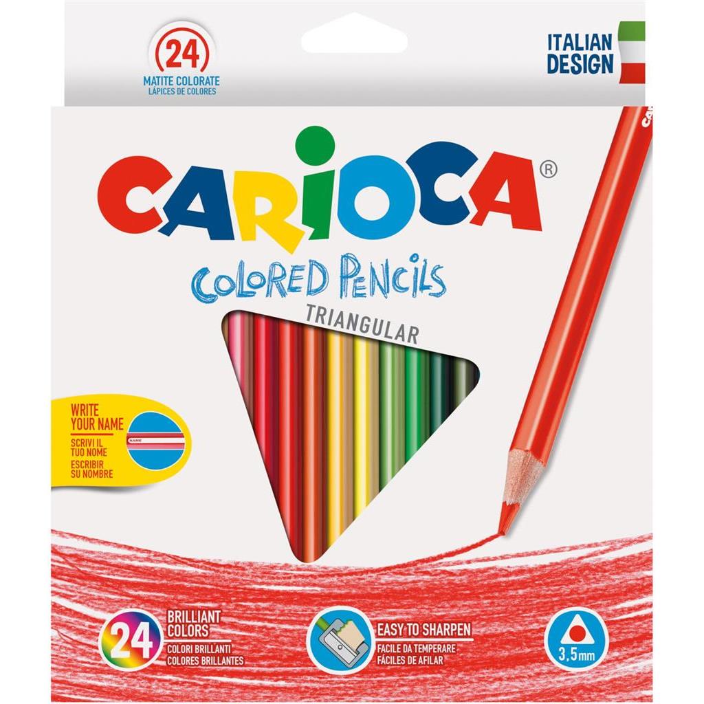 DRVENE BOJICE CARIOCA TRIANGULAR 24 BOJE 42516