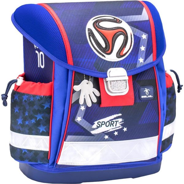 TORBA ŠKOLSKA BELMIL CLASSY RED BLUE FOOTBALL 403-13/39/20