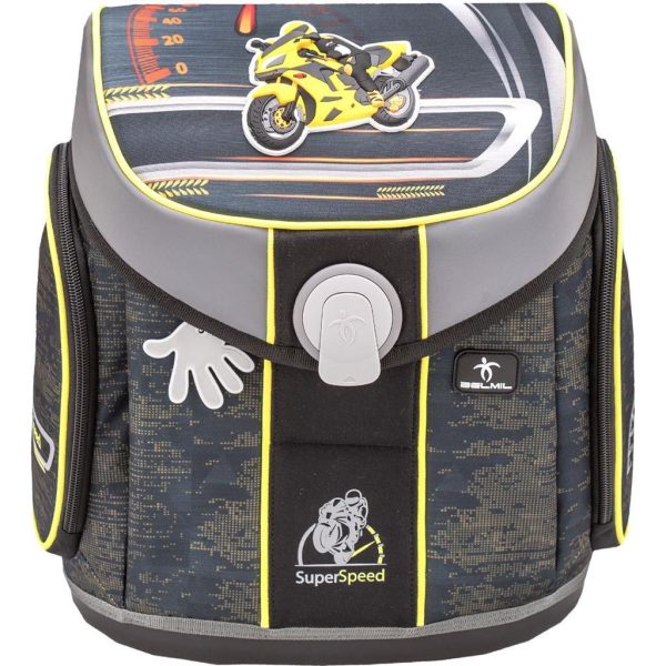 TORBA ŠKOLSKA BELMIL MISTER AND MISSY SUPER SPEED YELLOW 405-30/8/20