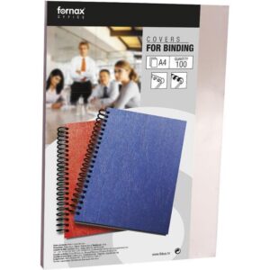 Korice za spiralni uvez 180my pvc A4 pk100 Fornax prozirne, 000001156