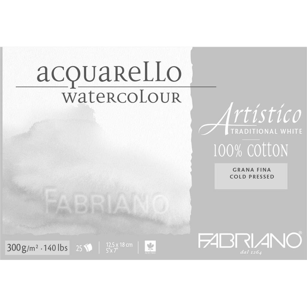 BLOK FABRIANO ARTISTICO GG 12,5x18 300G 25L 30021218