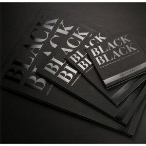 BLOK FABRIANO BLACK BLACK 21X29,7 300G 19100390