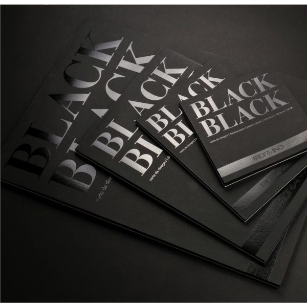 BLOK FABRIANO BLACK BLACK 21X29,7 300G 19100390