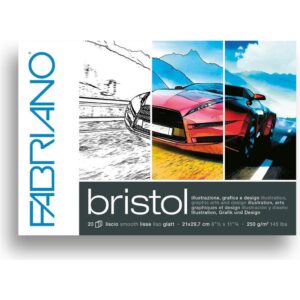 BLOK FABRIANO BRISTOL A4 20L 250 GR, 19002129