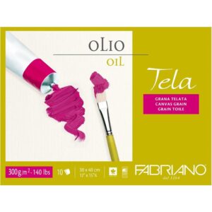 BLOK FABRIANO TELA 30x40 300G 10L 68003040