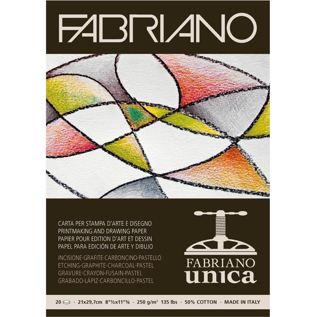 BLOK FABRIANO UNICA 21X29,7 250G 19100383