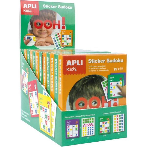 IGRA APLI SUDOKU STICKERS BOJE I OBLICI EOL, 57206
