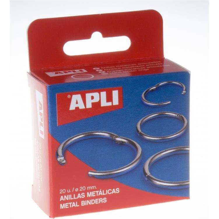 PRSTENI APLI METALNI 20MM 20KOM 451