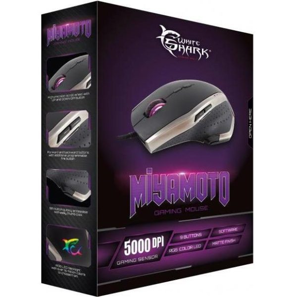 Gaming miš White Shark MIYAMOTO 5000dpi GM-9001, MIYAMOTO - Slika 5