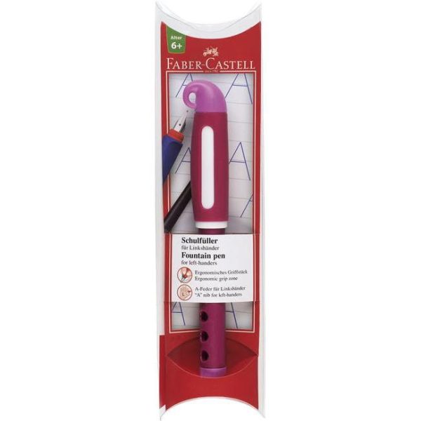 Nalivpero školsko L za ljevake Faber Castell 149868 rozo blister!!
