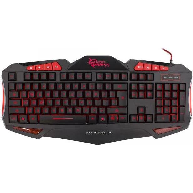 Tipkovnica WHITE SHARK GK-1621 SHOGUN, gaming, crveno osvjetljenje, crvena 8142, SHOGUN BLUE - Slika 5