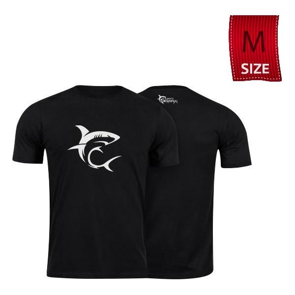 White Shark PROMO T-Shirt crna M, TSHIRT-B-M