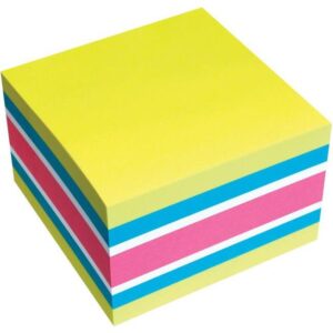 Blok samoljepljiv kocka 75x75mm 450L Brilliant Global Notes 5654-51 sortirano, 000009115