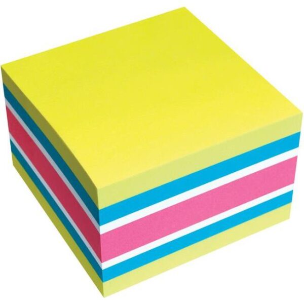 Blok samoljepljiv kocka 75x75mm 450L Brilliant Global Notes 5654-51 sortirano, 000009115