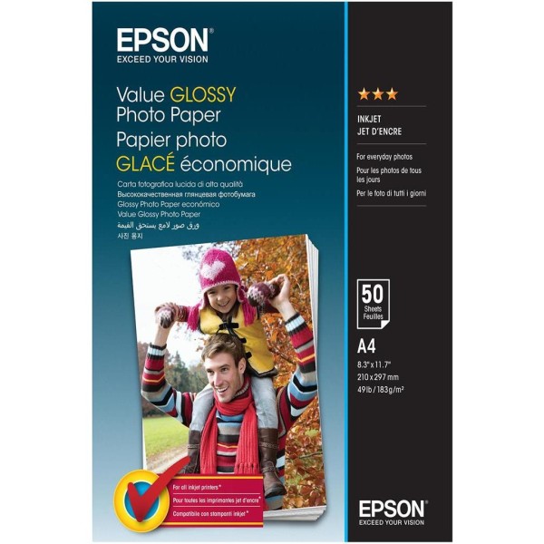 PAPIR EPSON S400038 PHOTO GLOSSY 10x15 183G 50L, C13S400038